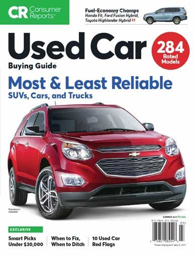 consumer reports used car buying guide