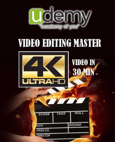 udemy video editing master 4k video