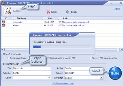 epubor epub to pdf converter