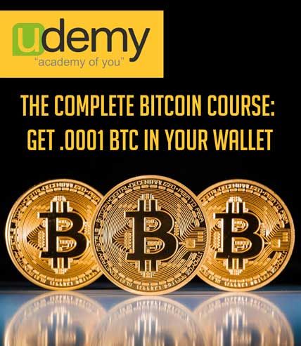 udemy the complete bitcoin course