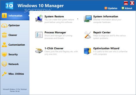 windows 10 manager