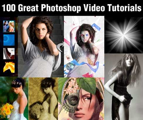 100 great photoshop video tutorials