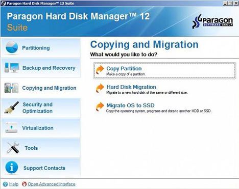 Paragon Hard Disk Manager12