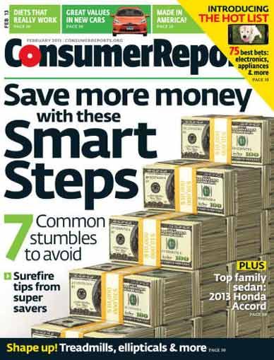 Consumer Reports Feb 2013