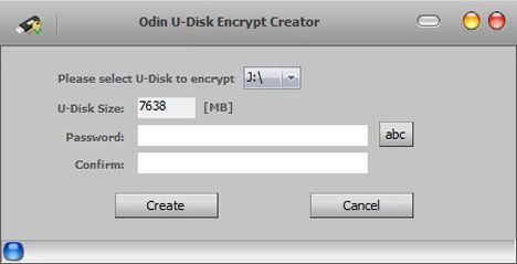 odin u disk encrypt