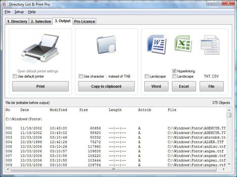 instal the last version for windows Directory List & Print 4.27