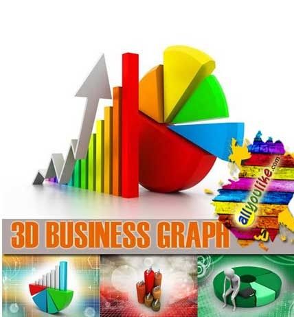 3d business graphs
