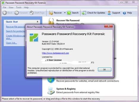 passware password recovery kit professional 13.5 crack