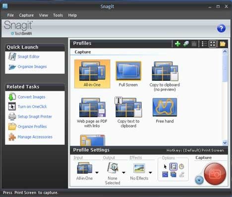 where does techsmith snagit put video files