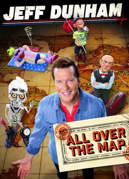 jeff dunham all over the map