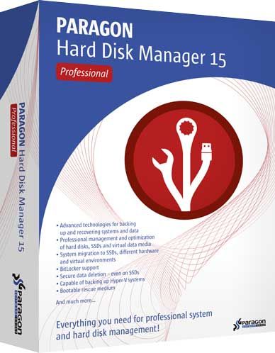 uninstall paragon hard disk manager 16