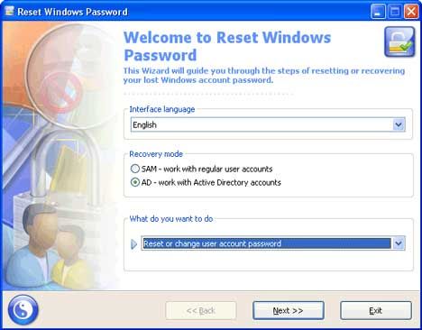 forgot password factory reset windows 10