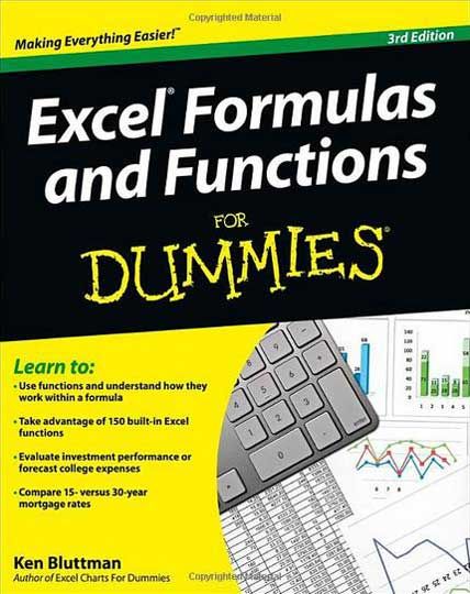 Excel Formulas Functions For Dummies