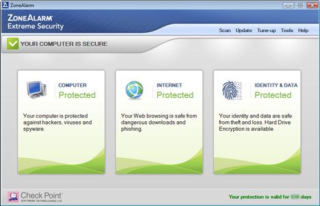 zonealarm extreme security