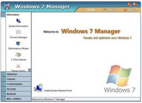 windows 7 manager