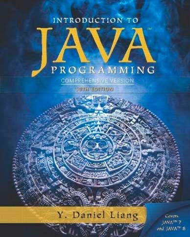 Intro Java Programming