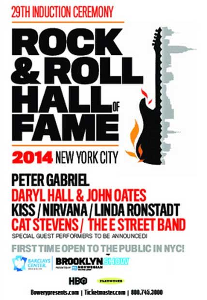 rock and roll hall of fame induction ceremony
