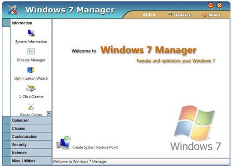 windows 7 manager