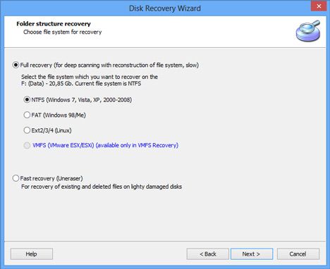 diskinternals partition recovery