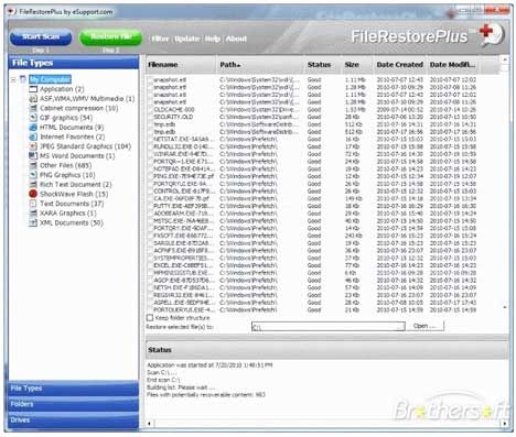 file restore plus