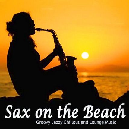 sax on beach