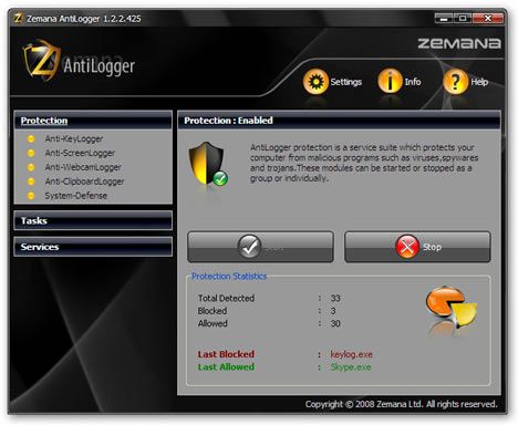 zemana anti logger