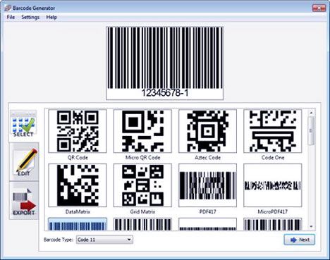 aurora barcode generator