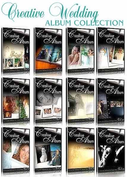 creative wedding album collection