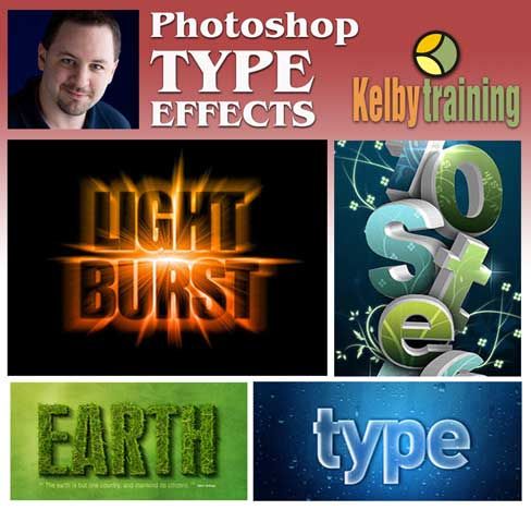 kelby photoshop type effects