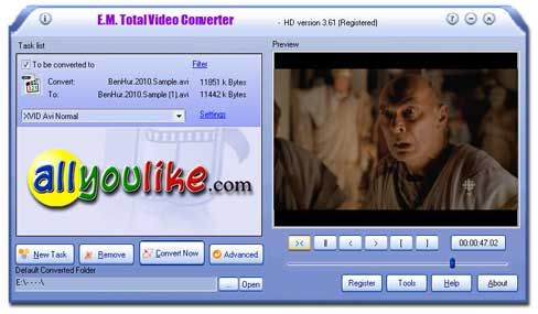 useesoft total video converter