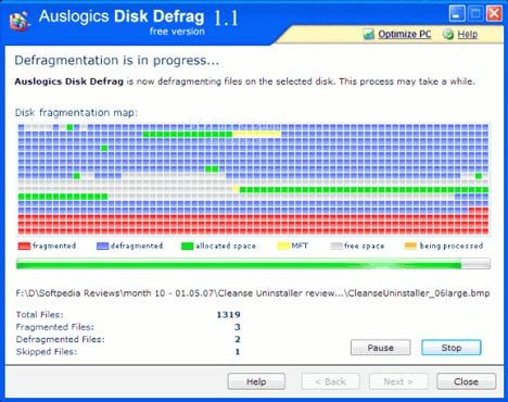 disk defrag portable download