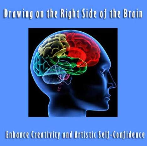 drawing on the right side of the brain