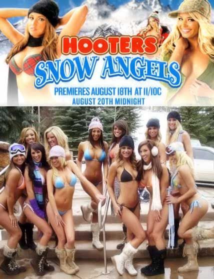 HOOTERS SNOW ANGELS