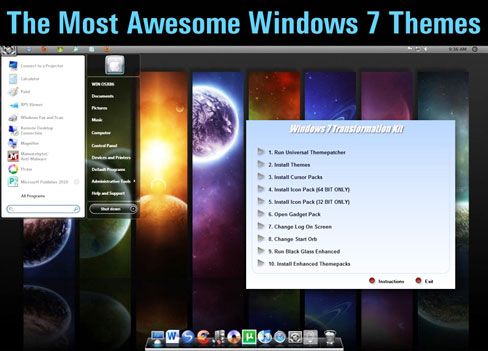 most awesome windows 7 themes