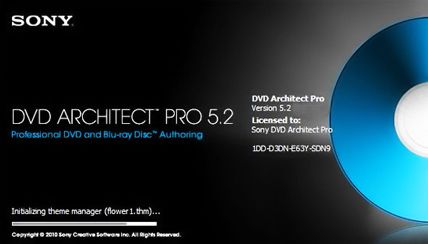 sony dvd architect pro
