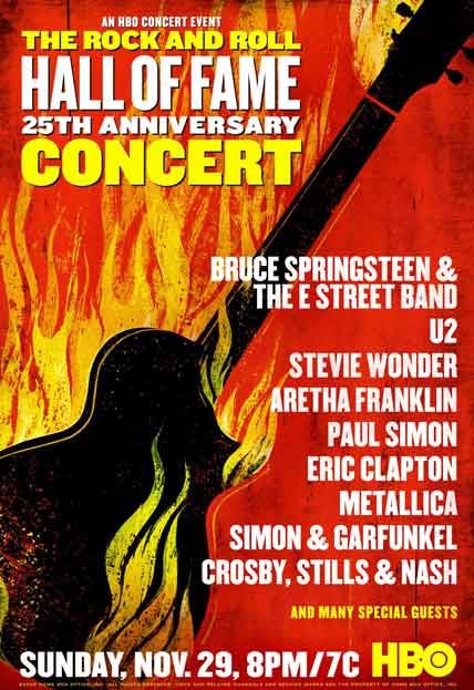 25th anniversary rock and roll hall of fame concerts