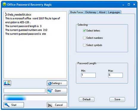 office password recovery magic
